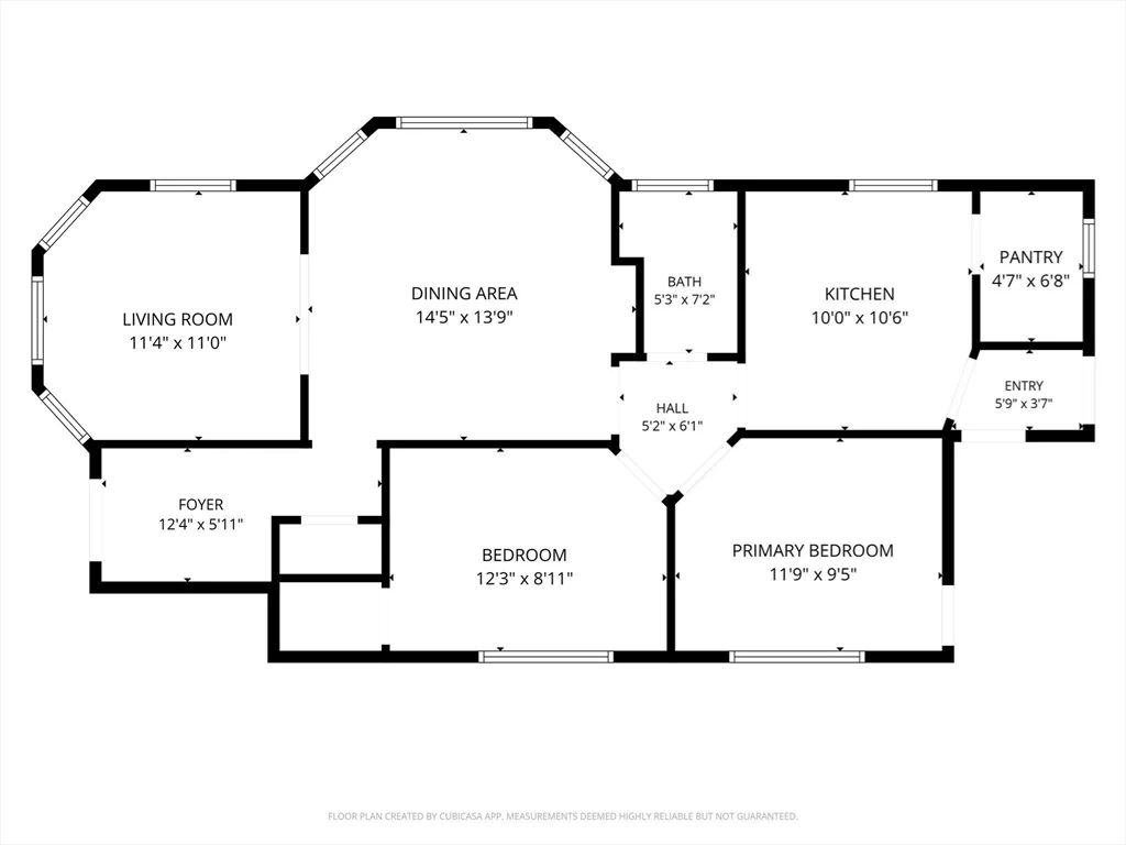 2 bed, 1 bath apartment for rent at 102-104 Pearson Rd Unit 1, Powder House Square — photo 3 of 3
