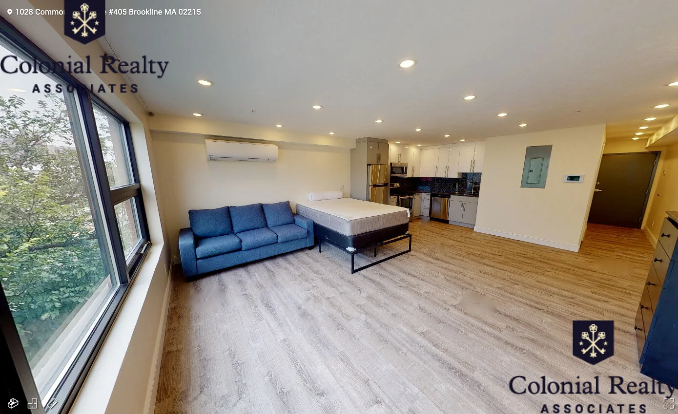 Studio bed, 1 bath apartment for rent at 1026 Commonwealth Ave Unit 203, North Brookline — photo 9 of 14