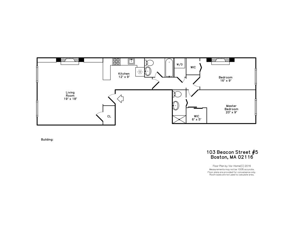 2 bed, 2 bath apartment for rent at 103 Beacon St Unit 5, Back Bay — photo 18 of 18