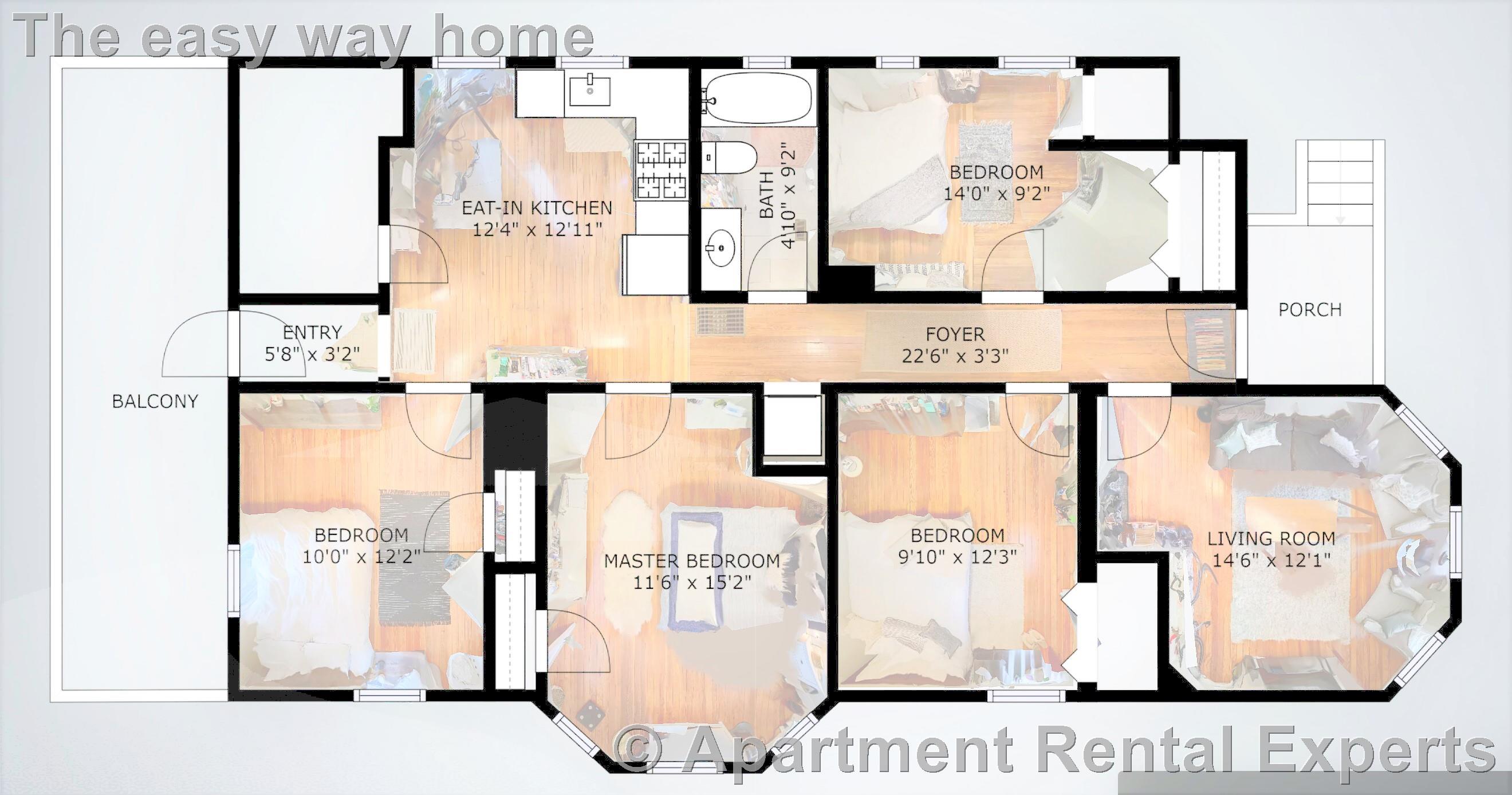 4 bed, 1 bath apartment for rent at 103 Marion St Unit 1, Inman Square — photo 5 of 8