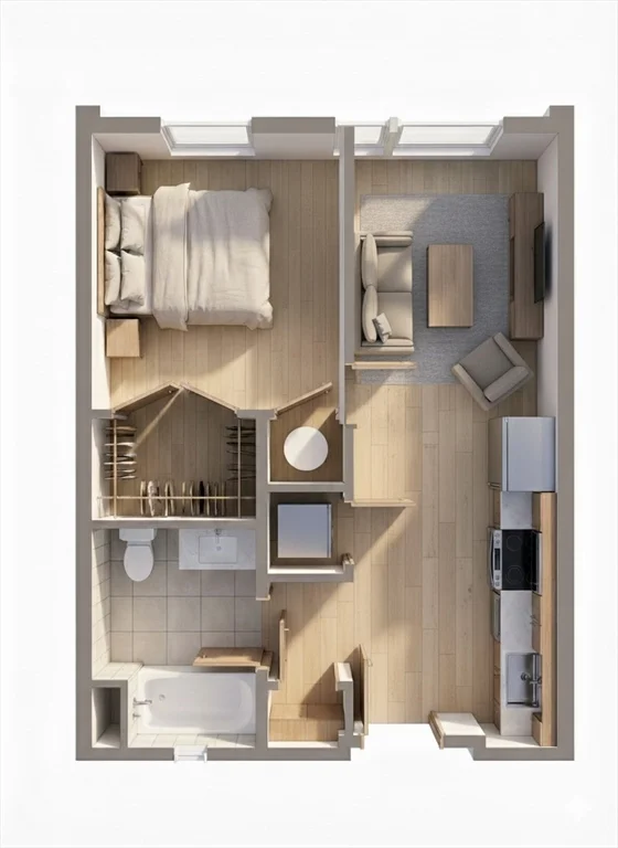 1 bed, 1 bath apartment for rent at 1035 Commonwealth Ave Unit 608, Allston — photo 13 of 13