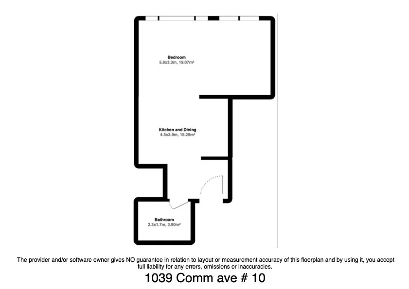 Studio bed, 1 bath apartment for rent at 1039 Commonwealth Ave Unit 10, Allston — photo 6 of 6