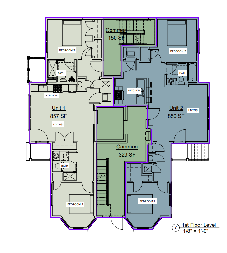 2 bed, 1 bath apartment for rent at 104 Warren St Unit 2, Brighton — photo 4 of 4