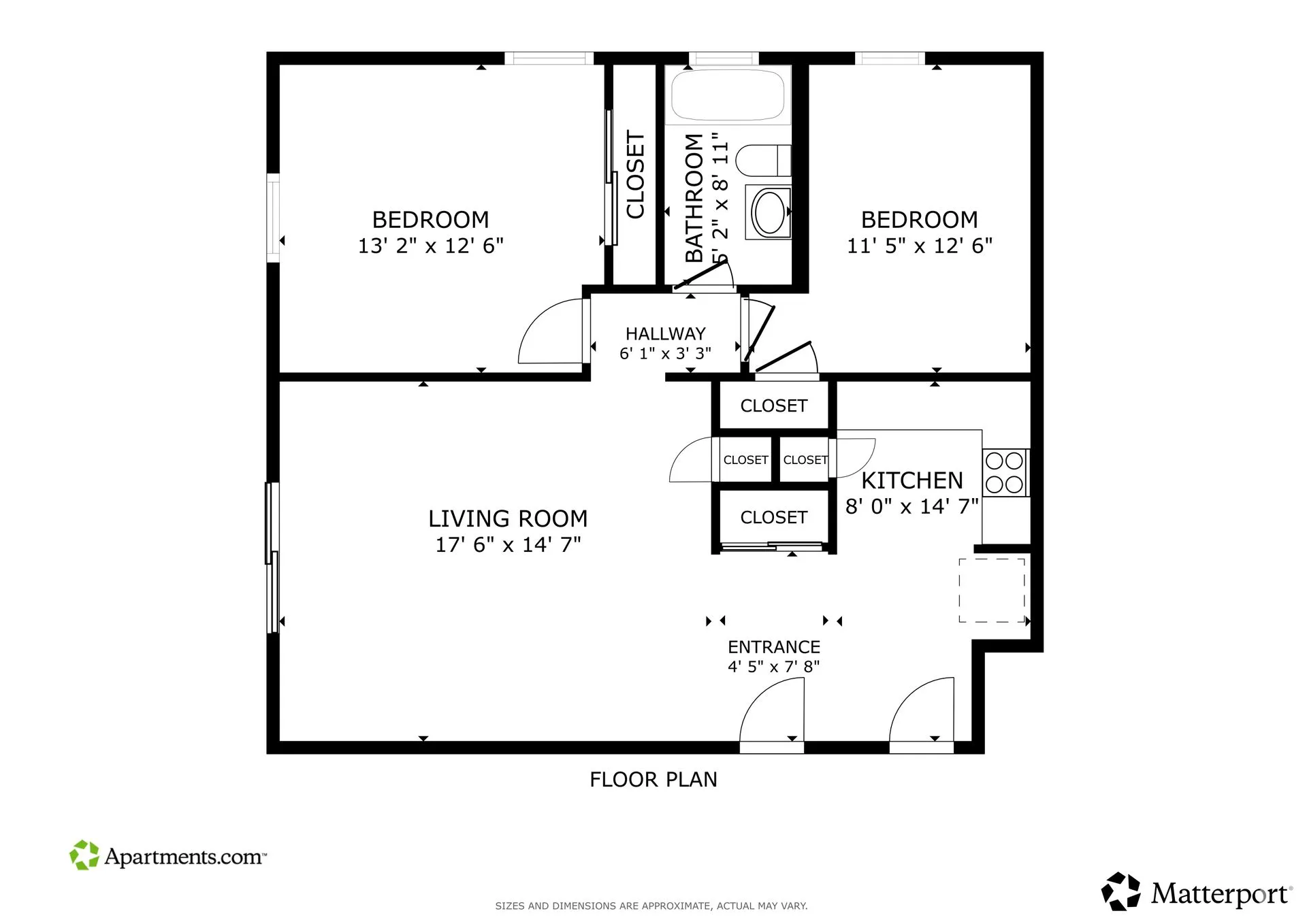 1 bed, 1 bath apartment for rent at 1045 River St Unit 9, Hyde Park — photo 6 of 10