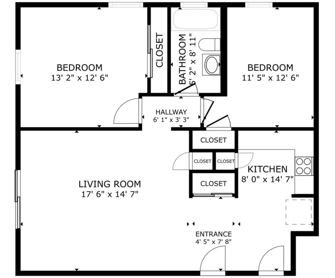 1 bed, 1 bath apartment for rent at 1045 River St Unit 9, Hyde Park — photo 10 of 10