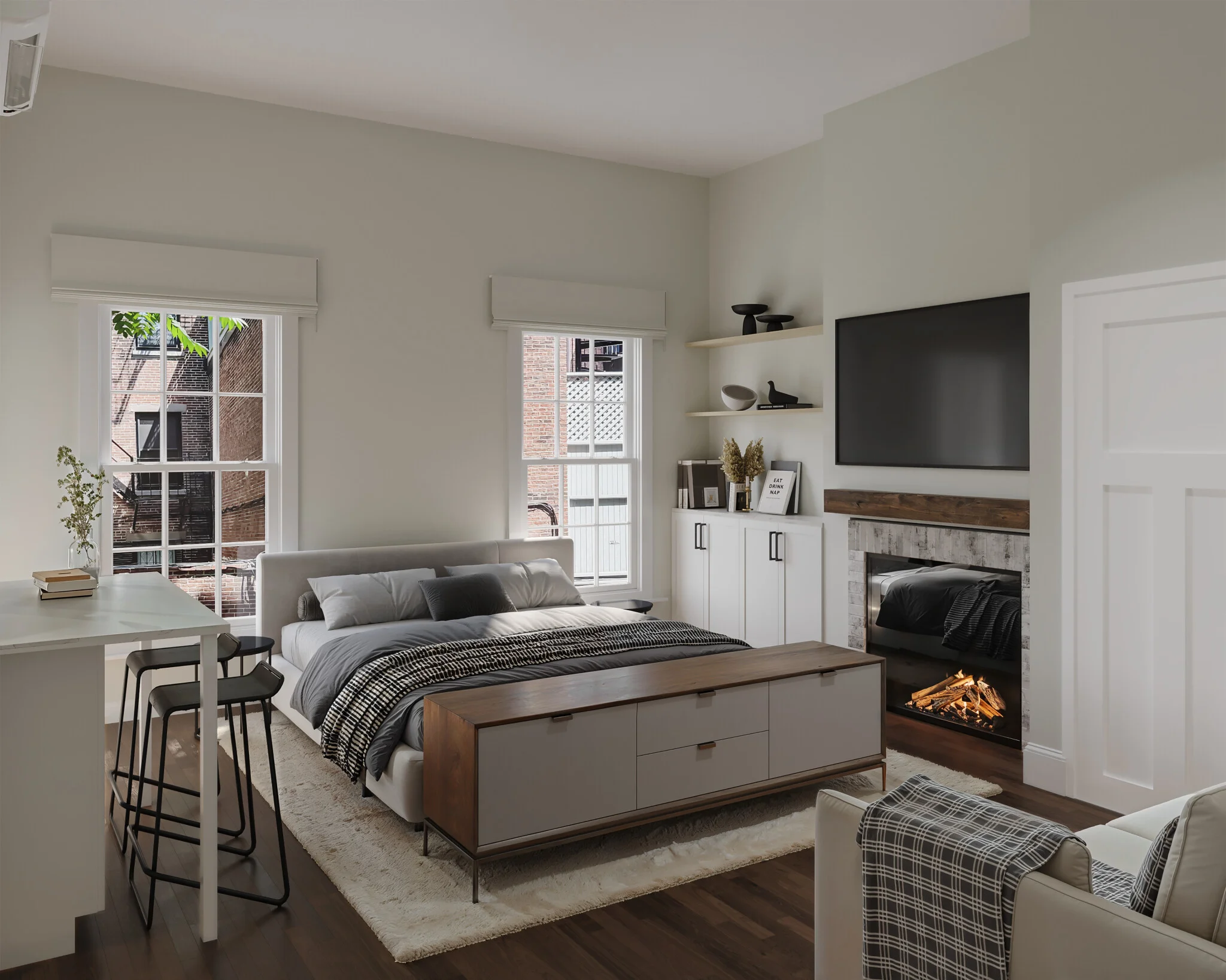 Studio bed, 1 bath apartment for rent at 105 Charles St Unit 2, Beacon Hill — photo 6 of 11