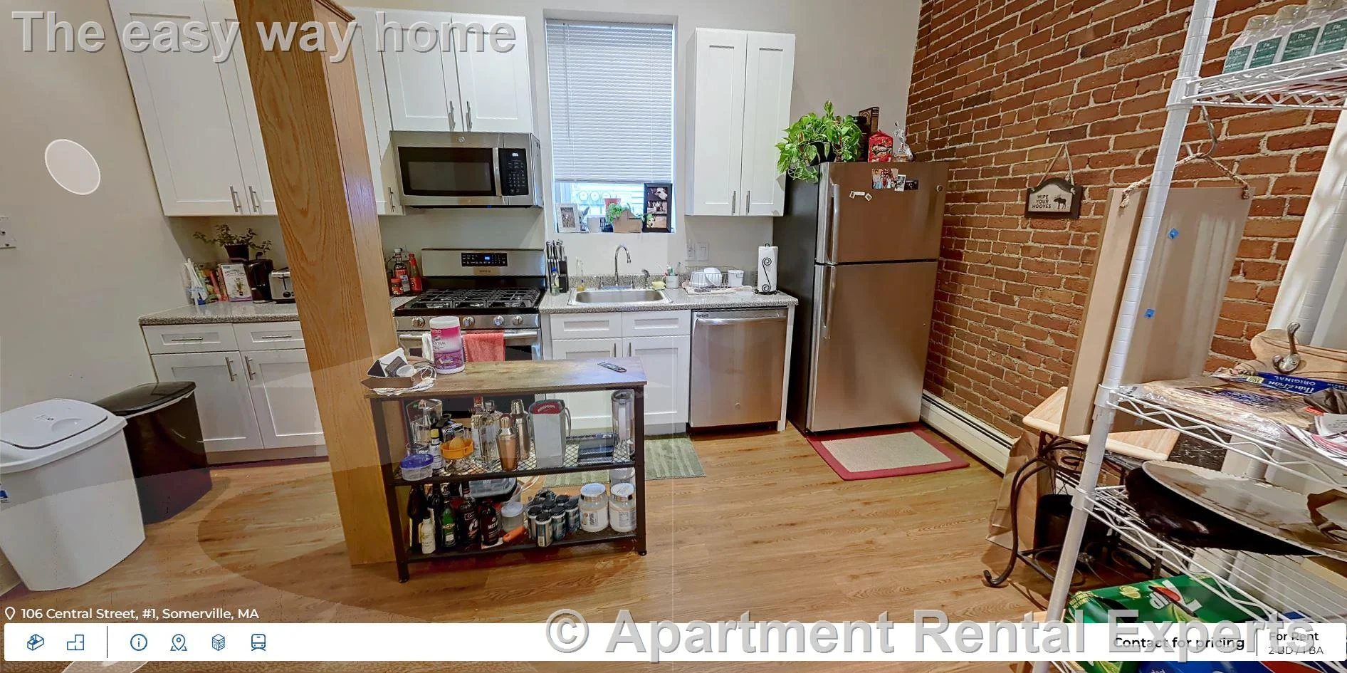 2 bed, 1 bath apartment for rent at 106 Central St, Winter Hill — photo 5 of 8