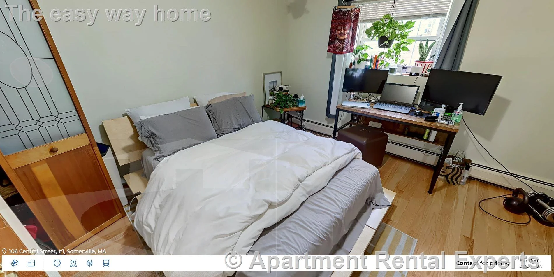 2 bed, 1 bath apartment for rent at 106 Central St, Winter Hill — photo 1 of 8