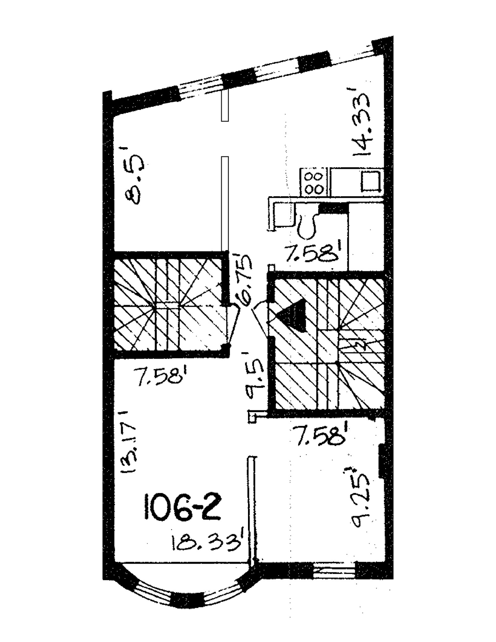 2 bed, 1 bath apartment for rent at 106 Willow St Unit 02, Wellington-Harrington — photo 5 of 7