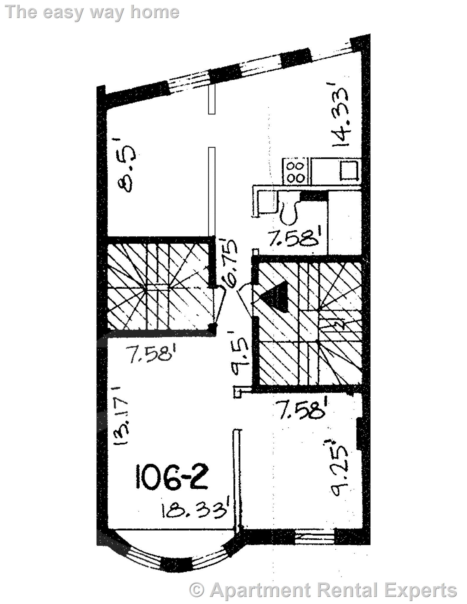 1 bed, 1 bath apartment for rent at 106 Willow St Unit 2, Inman Square — photo 3 of 3