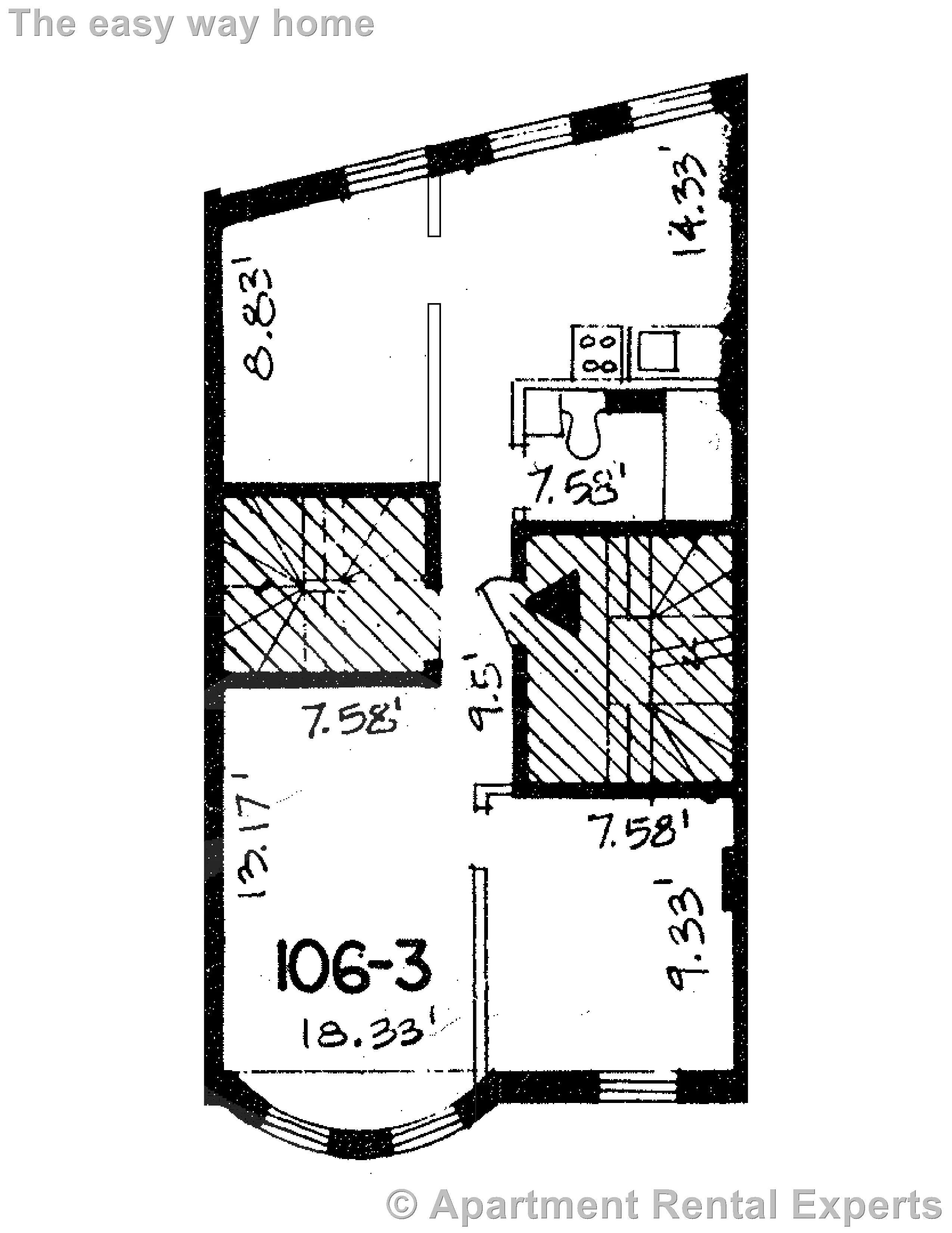 1 bed, 1 bath apartment for rent at 106 Willow St Unit 3, Inman Square — photo 4 of 4