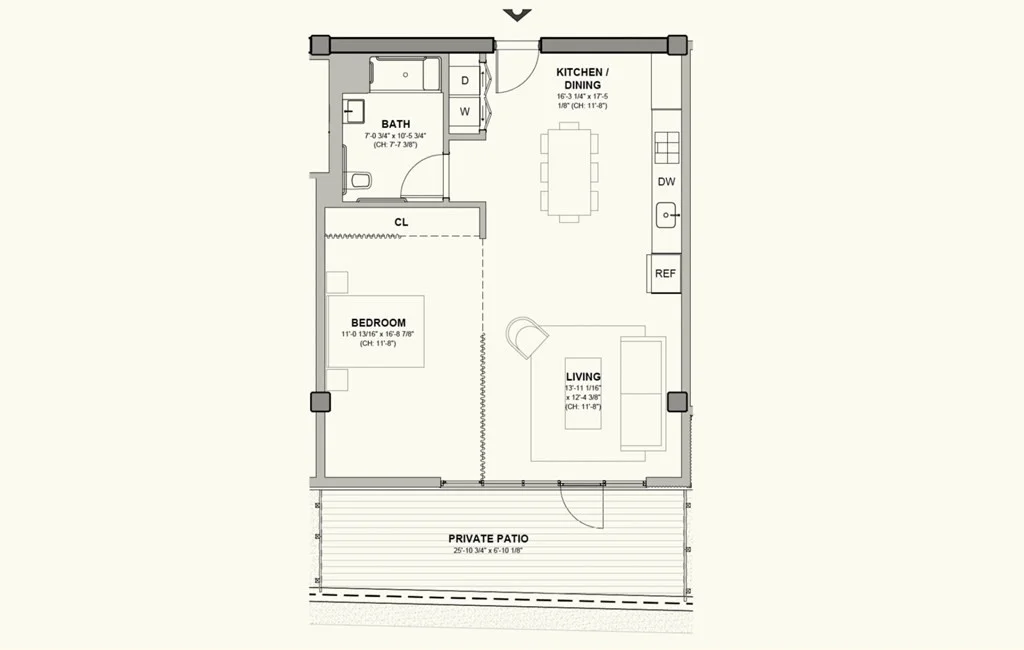 1 bed, 1 bath apartment for rent at 1060 Broadway Unit 002, Teele Square — photo 10 of 10