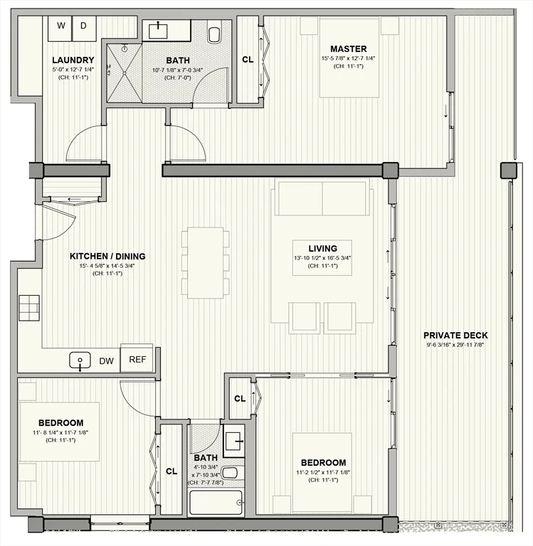 3 bed, 2 bath apartment for rent at 1060 Broadway Unit 102, Davis Square — photo 14 of 14
