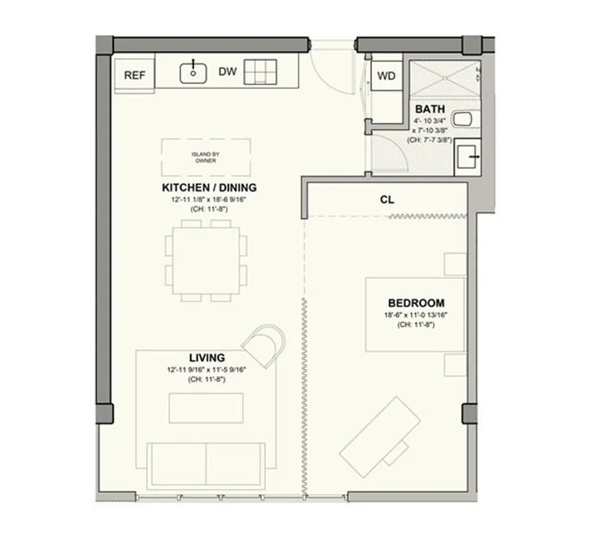 1 bed, 1 bath apartment for rent at 1060 Broadway Unit 107, Teele Square — photo 10 of 10