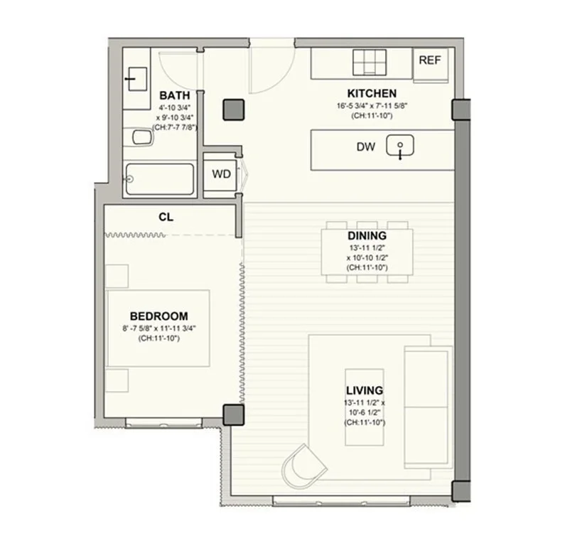 1 bed, 1 bath apartment for rent at 1060 Broadway Unit 211, Davis Square — photo 9 of 9