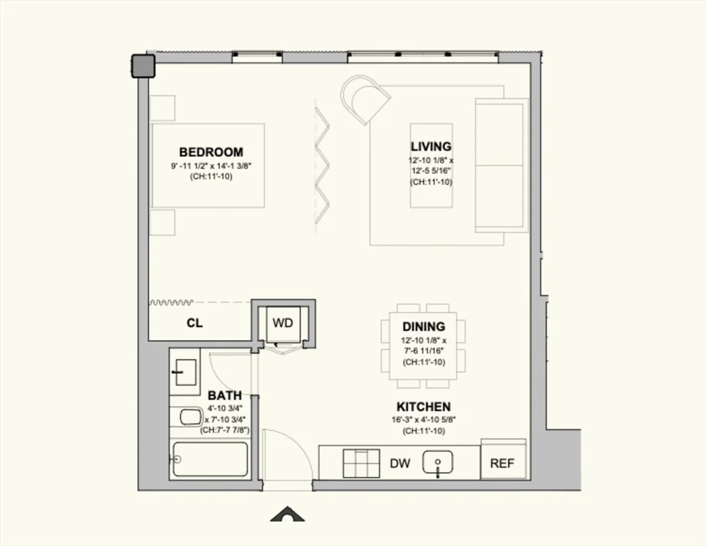 1 bed, 1 bath apartment for rent at 1060 Broadway Unit 212, Davis Square — photo 6 of 10