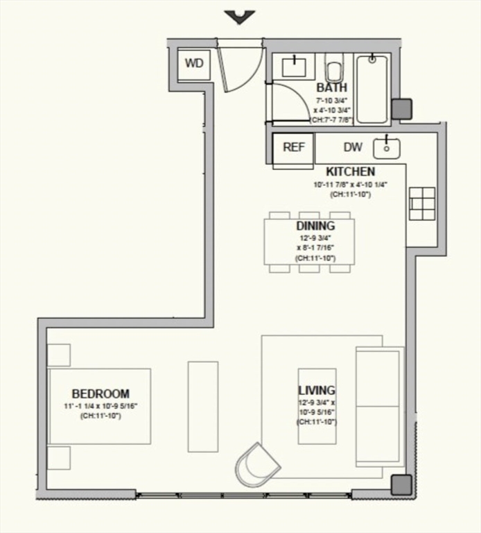 1 bed, 1 bath apartment for rent at 1060 Broadway Unit 213, Somerville — photo 10 of 10