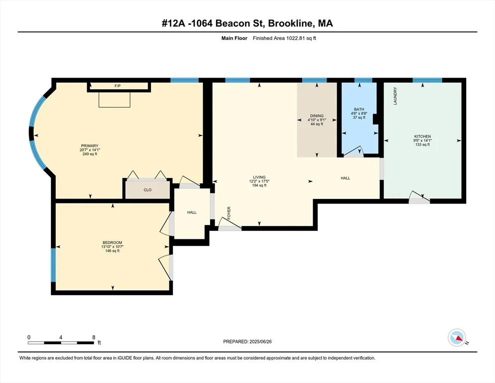 2 bed, 1 bath apartment for rent at 1064 Beacon St Unit 12A, Longwood — photo 40 of 40