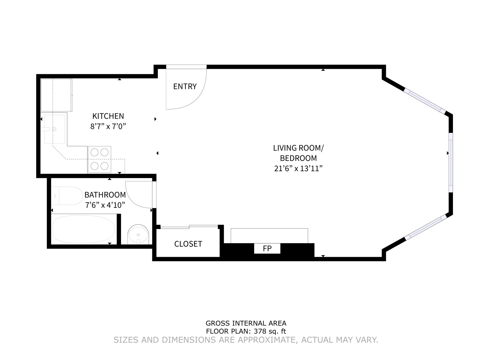 Studio bed, 1 bath apartment for rent at 1071 Beacon St Unit 1M, Longwood — photo 16 of 16
