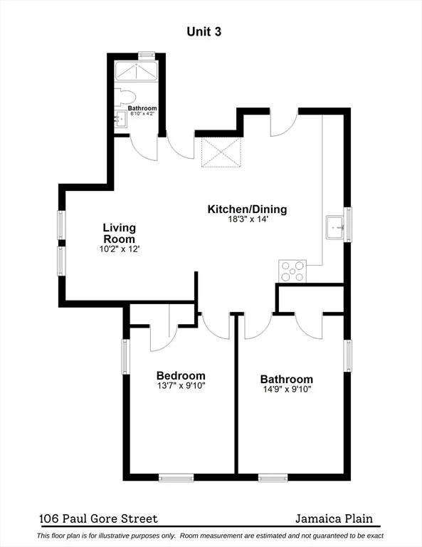 2 bed, 1 bath apartment for rent at 108 Paul Gore St Unit 1, Jamaica Plain — photo 11 of 14
