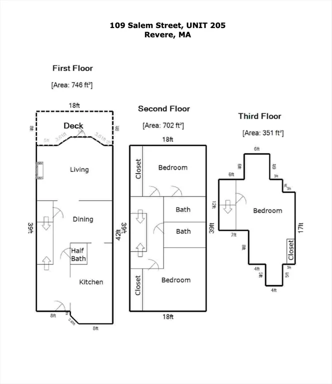 3 bed, 2 bath apartment for rent at 109 Salem St Unit 205, Revere — photo 31 of 33