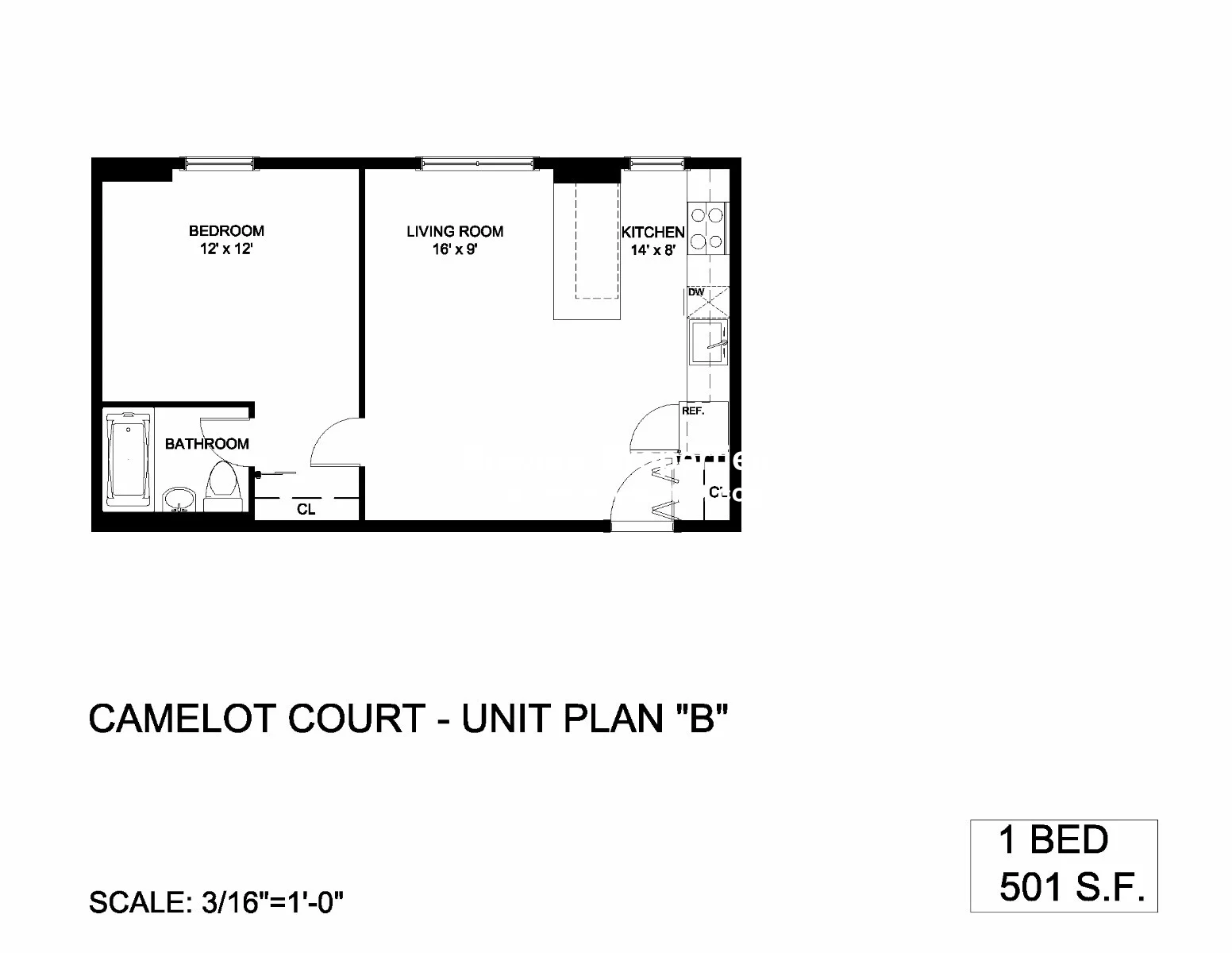 1 bed, 1 bath apartment for rent at 11 Camelot Ct Unit 11-5BP, Brighton — photo 1 of 2