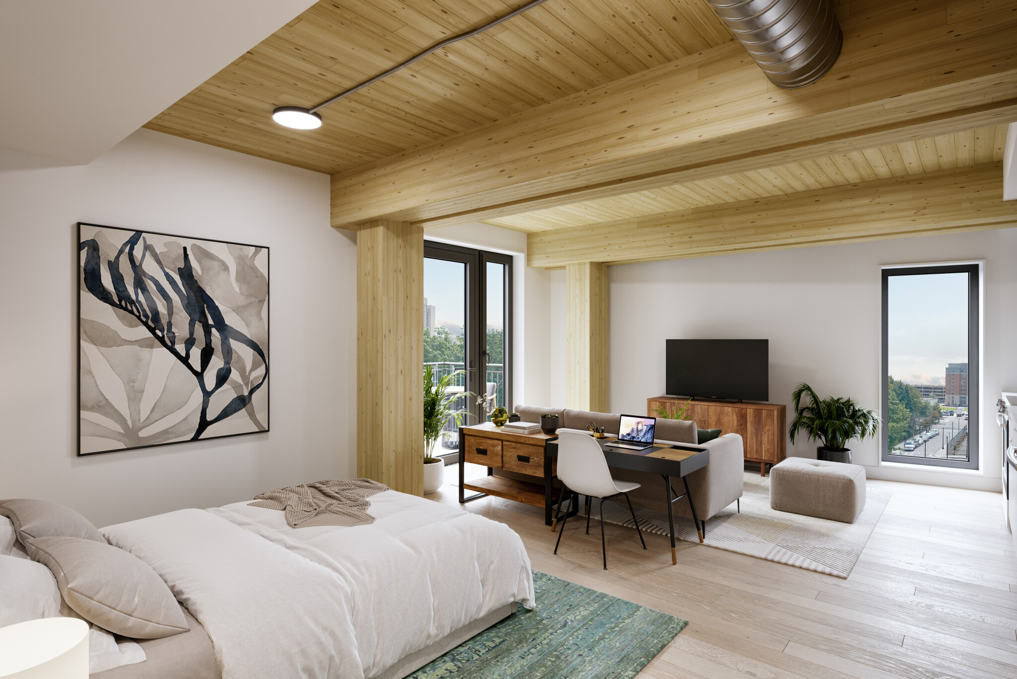 Studio bed, 1 bath apartment for rent at 11 East Lenox St Unit 306, Roxbury