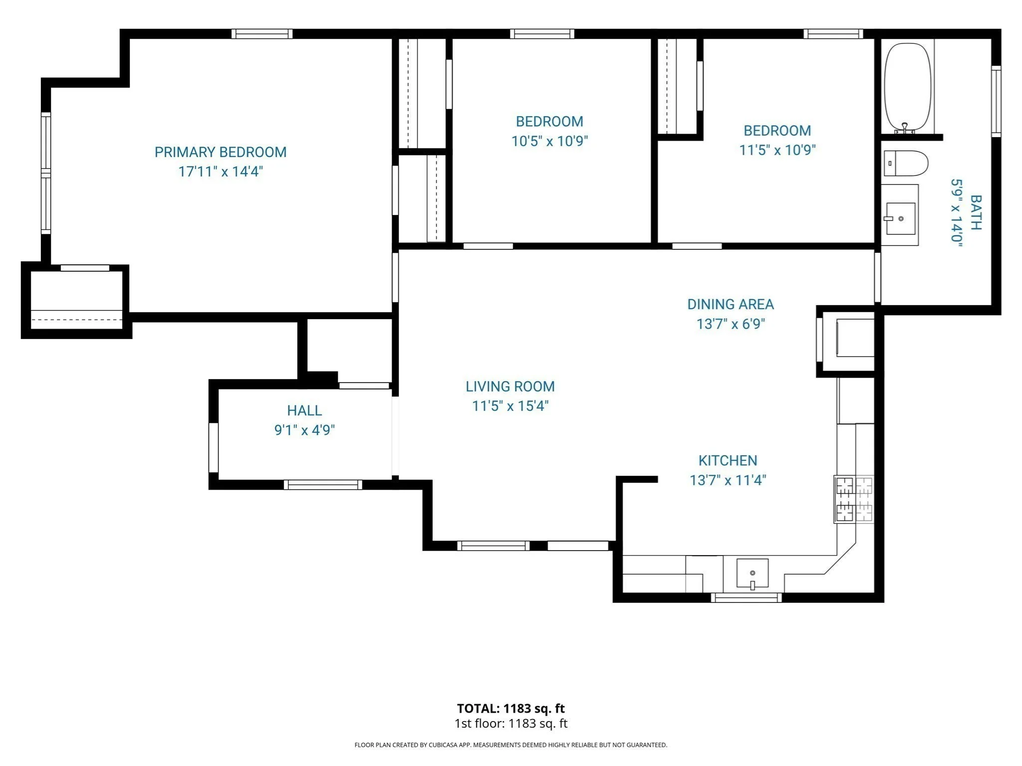 3 bed, 1 bath apartment for rent at 11 High St Unit 1, Hudson — photo 16 of 16