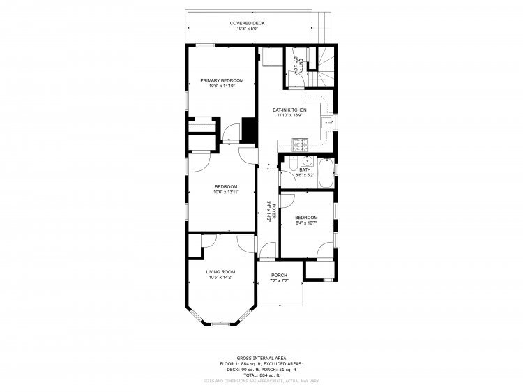 3 bed, 1 bath apartment for rent at 11 Partridge Ave Unit 1, Magoun Square — photo 9 of 10