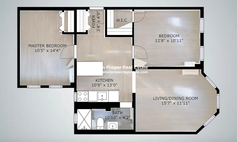 2 bed, 1 bath apartment for rent at 11 Queensberry St Unit 18, Fenway — photo 7 of 10