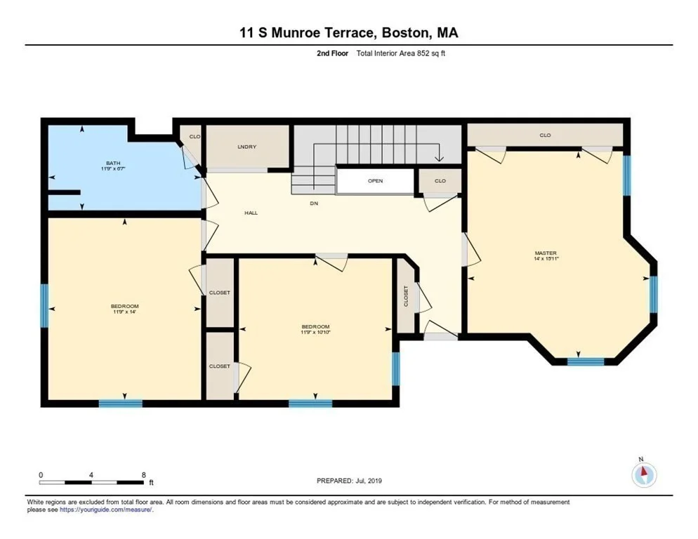 4 bed, 2 bath apartment for rent at 11 S Munroe Ter Unit 1, Dorchester — photo 11 of 12