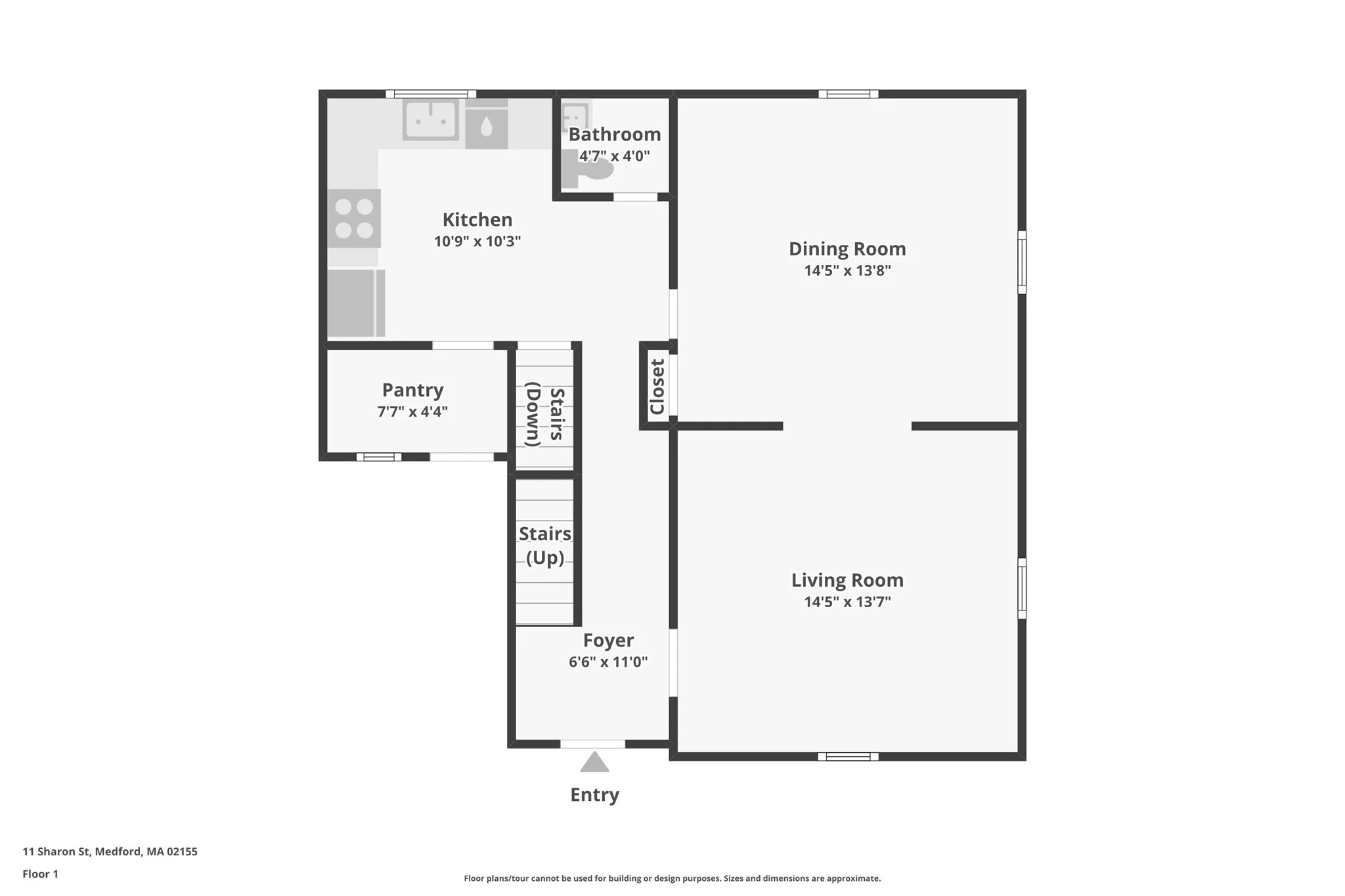 3 bed, 2 bath apartment for rent at 11 Sharon St, West Medford — photo 40 of 42
