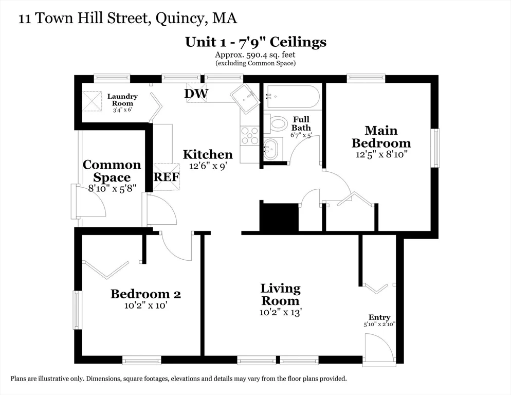 2 bed, 1 bath apartment for rent at 11 Town Hill St Unit 1, South Quincy — photo 23 of 23