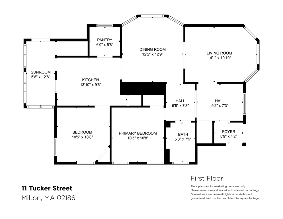 2 bed, 1 bath apartment for rent at 11 Tucker St Unit 1, Milton — photo 18 of 24