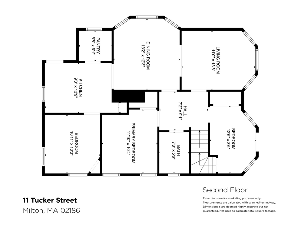 5 bed, 1 bath apartment for rent at 11 Tucker St Unit 2, Milton — photo 22 of 23