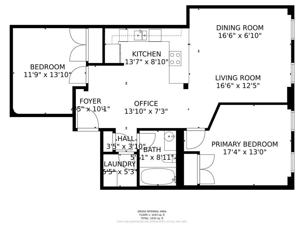 2 bed, 1 bath apartment for rent at 111 Beach St Unit 3C, Boston Downtown — photo 15 of 21