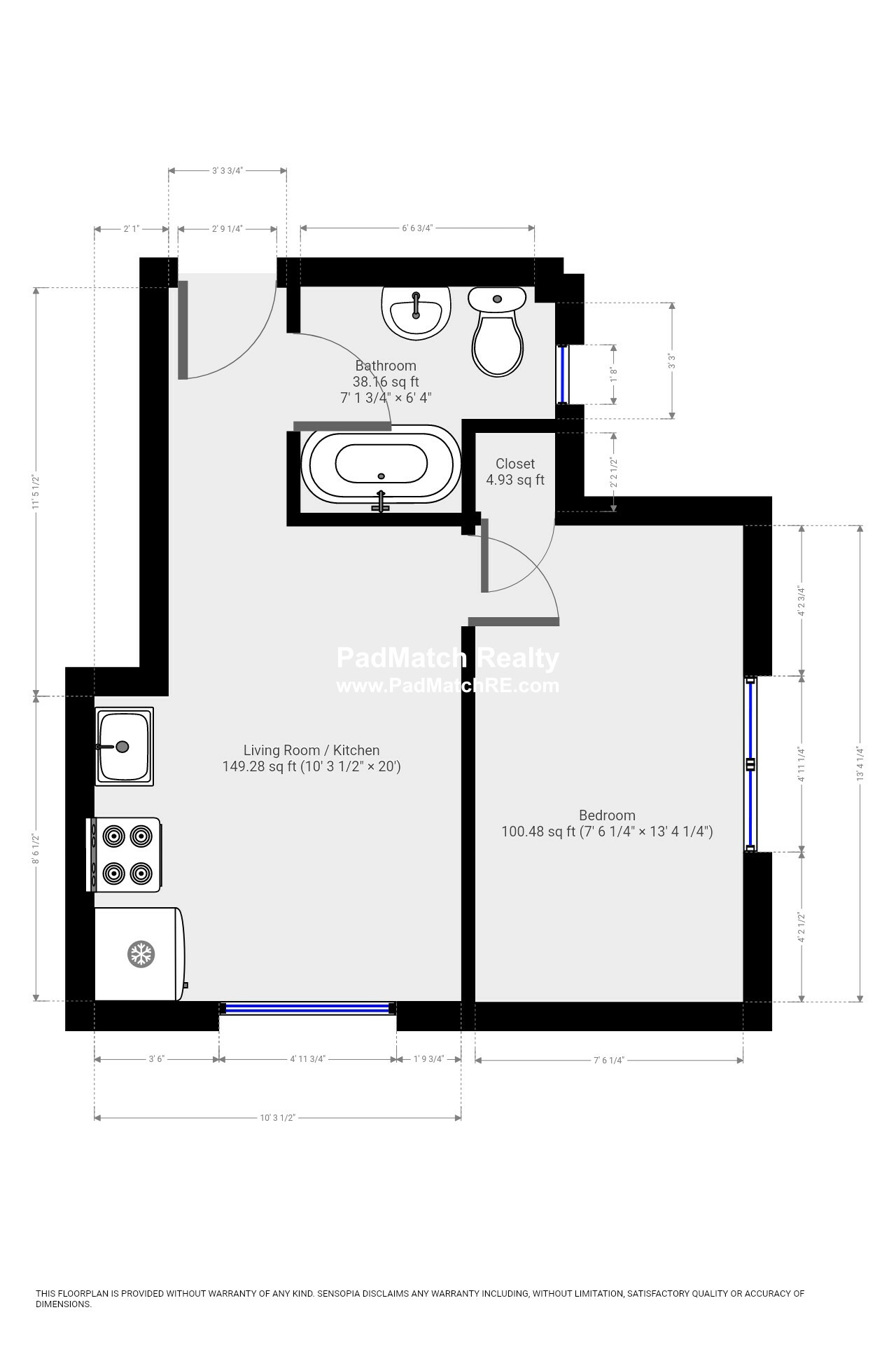 1 bed, 1 bath apartment for rent at 111 Carlton St Unit 2, Brookline — photo 9 of 12