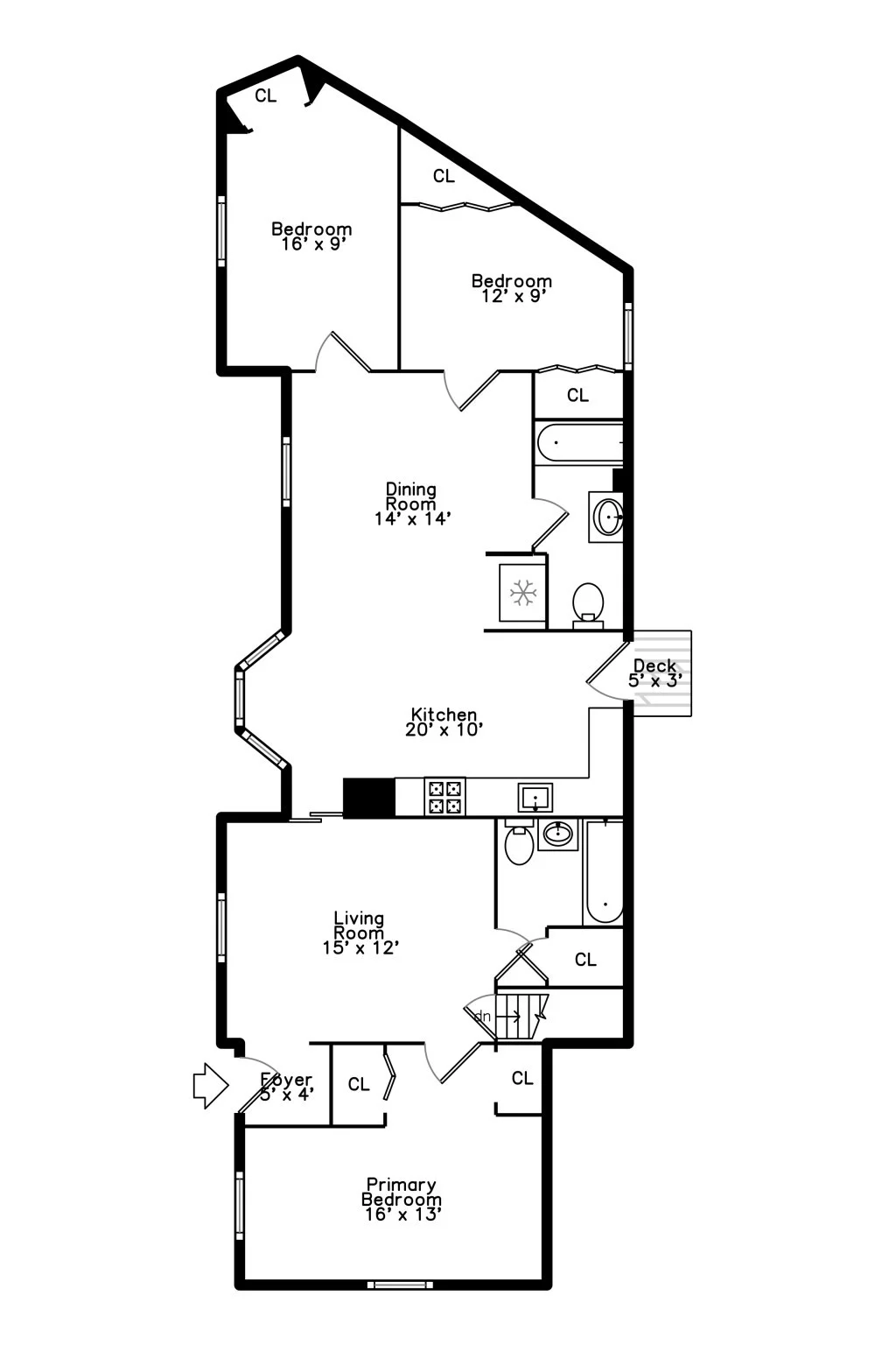3 bed, 2 bath apartment for rent at 112 Hampshire St Unit 1, Lowell — photo 18 of 19