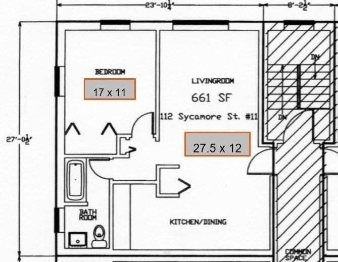 1 bed, 1 bath apartment for rent at 112 Sycamore St Unit 11, Winter Hill — photo 10 of 10