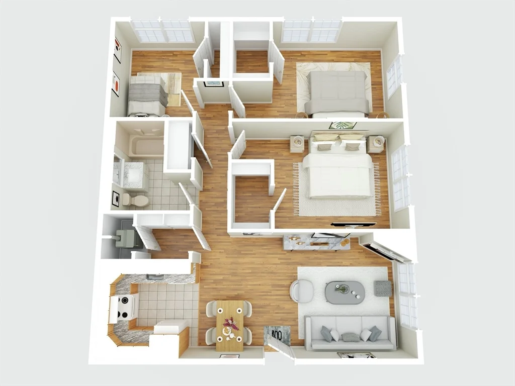 3 bed, 1 bath apartment for rent at 1135 Washington St Unit 1, Norwood