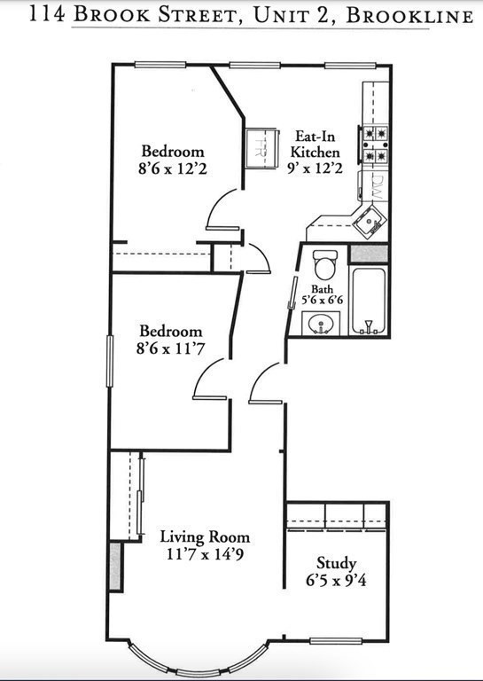 2 bed, 1 bath apartment for rent at 114 Brook St Unit 2, Central Village — photo 15 of 15
