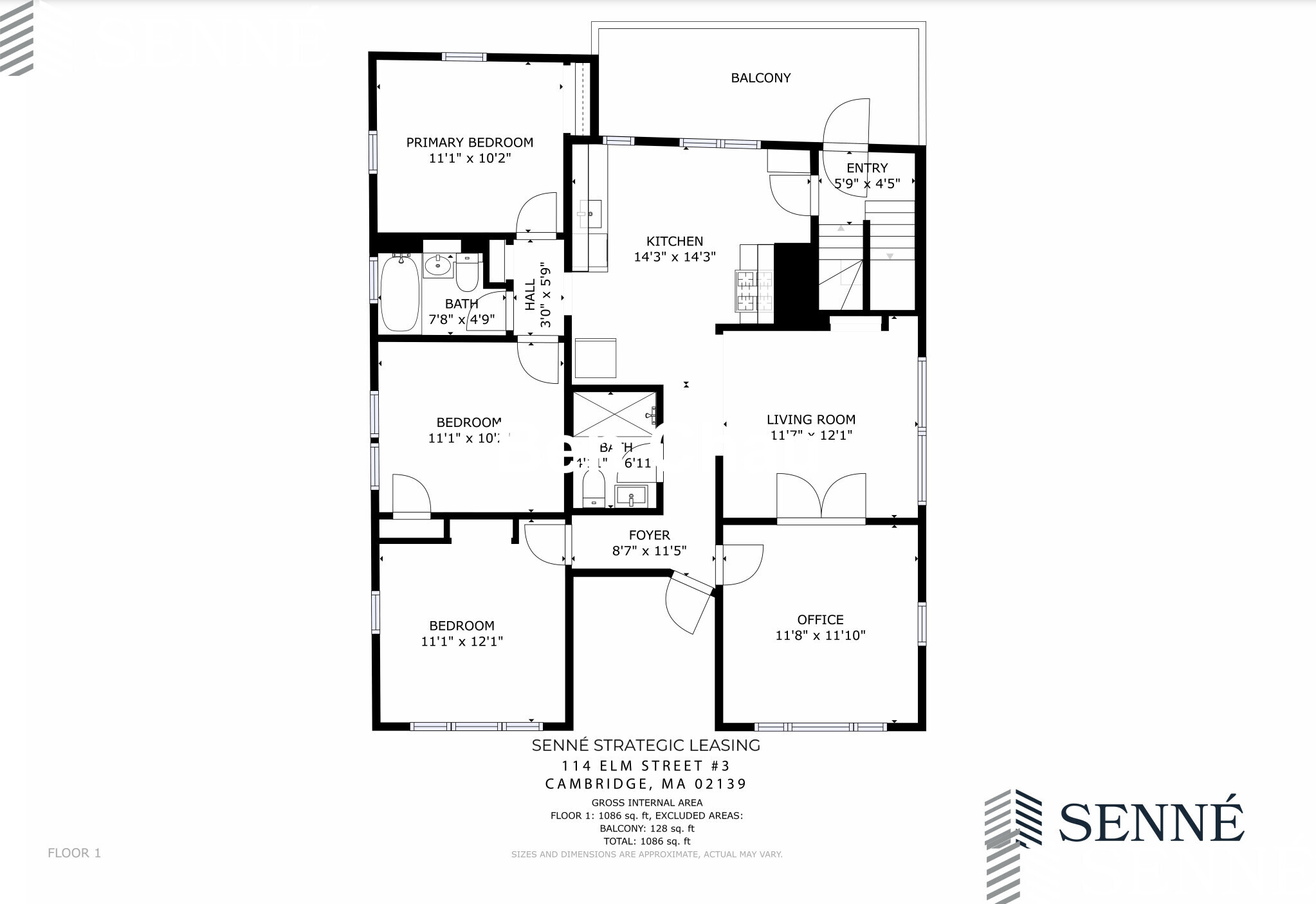 4 bed, 2 bath apartment for rent at 114 Elm St Unit 3B, The Port — photo 10 of 13