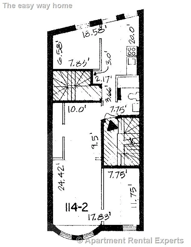 2 bed, 1 bath apartment for rent at 114 Willow St Unit 2, Inman Square — photo 6 of 6