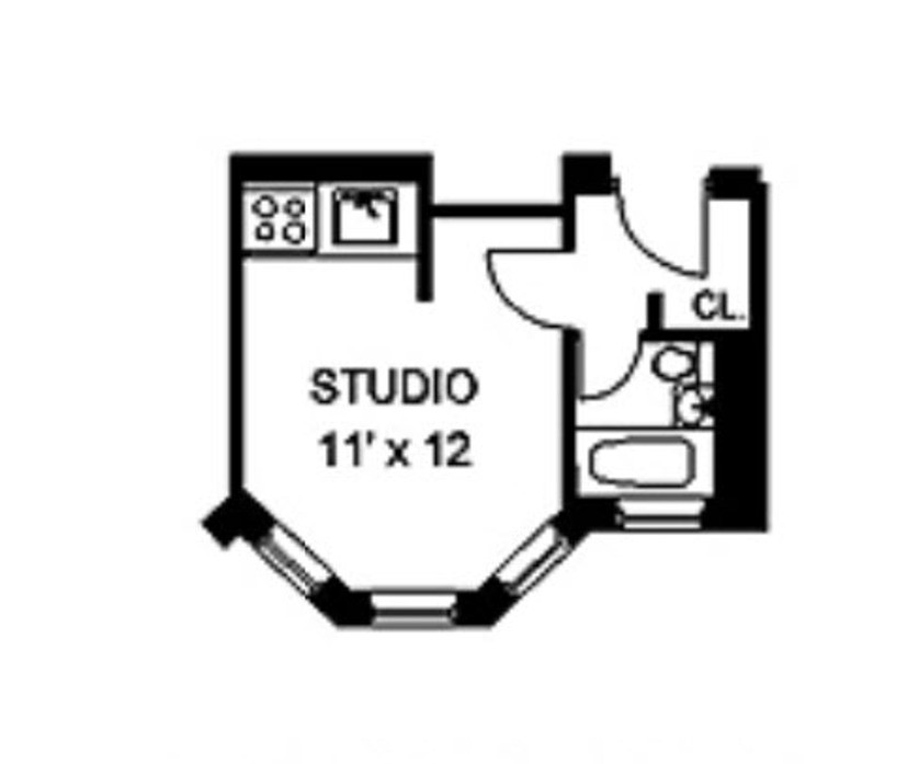 Studio bed, 1 bath apartment for rent at 1144 Commonwealth Ave Unit 5, Allston — photo 4 of 6