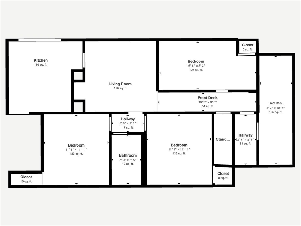 3 bed, 1 bath apartment for rent at 117 Burget Ave Unit 2, Tufts University — photo 20 of 21