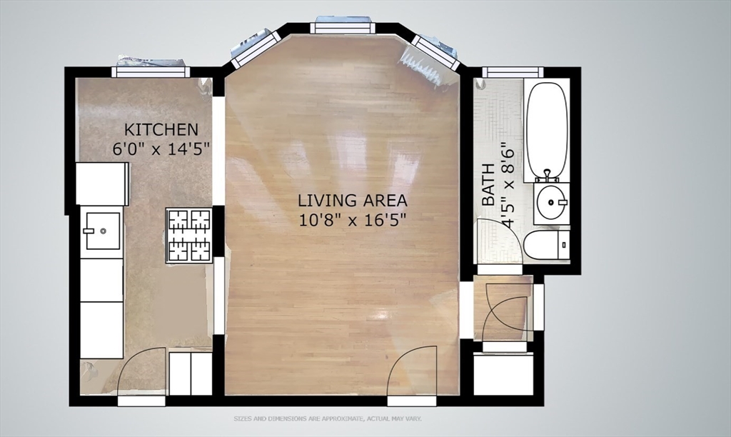 1 bed, 1 bath apartment for rent at 117 Park Dr Unit 03, Fenway — photo 2 of 2