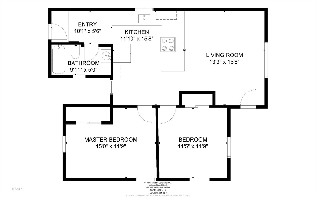 2 bed, 1 bath apartment for rent at 117 Precinct St, Lakeville — photo 33 of 33