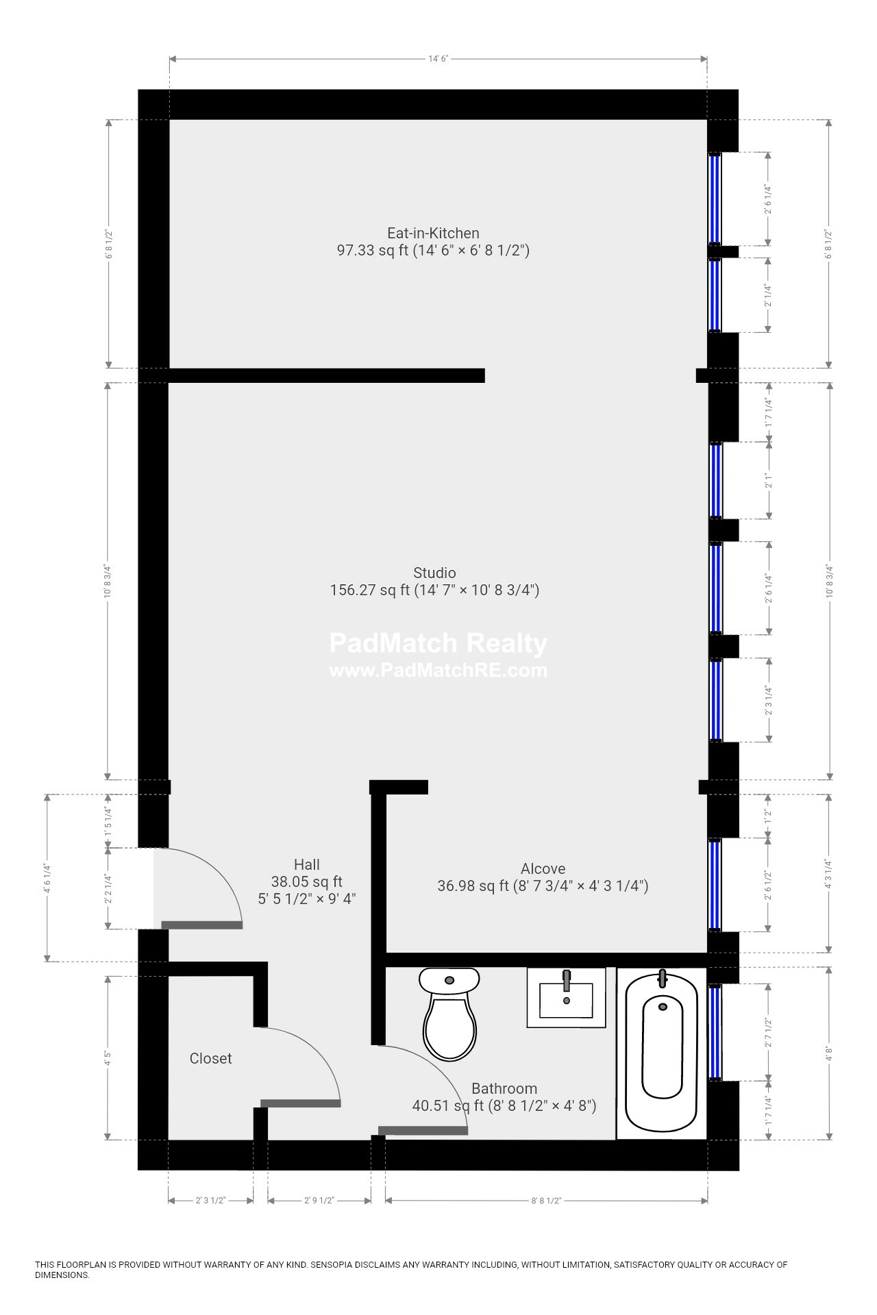 Studio bed, 1 bath apartment for rent at 1171 Boylston St Unit 26, Fenway — photo 9 of 10