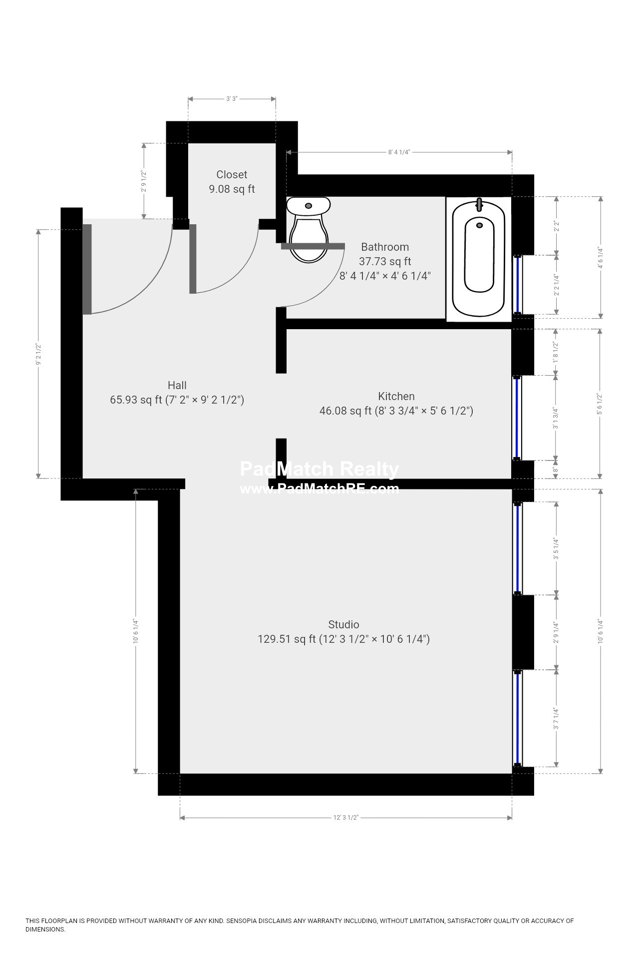 Studio bed, 1 bath apartment for rent at 1185 Boylston St Unit 5, Fenway — photo 8 of 10