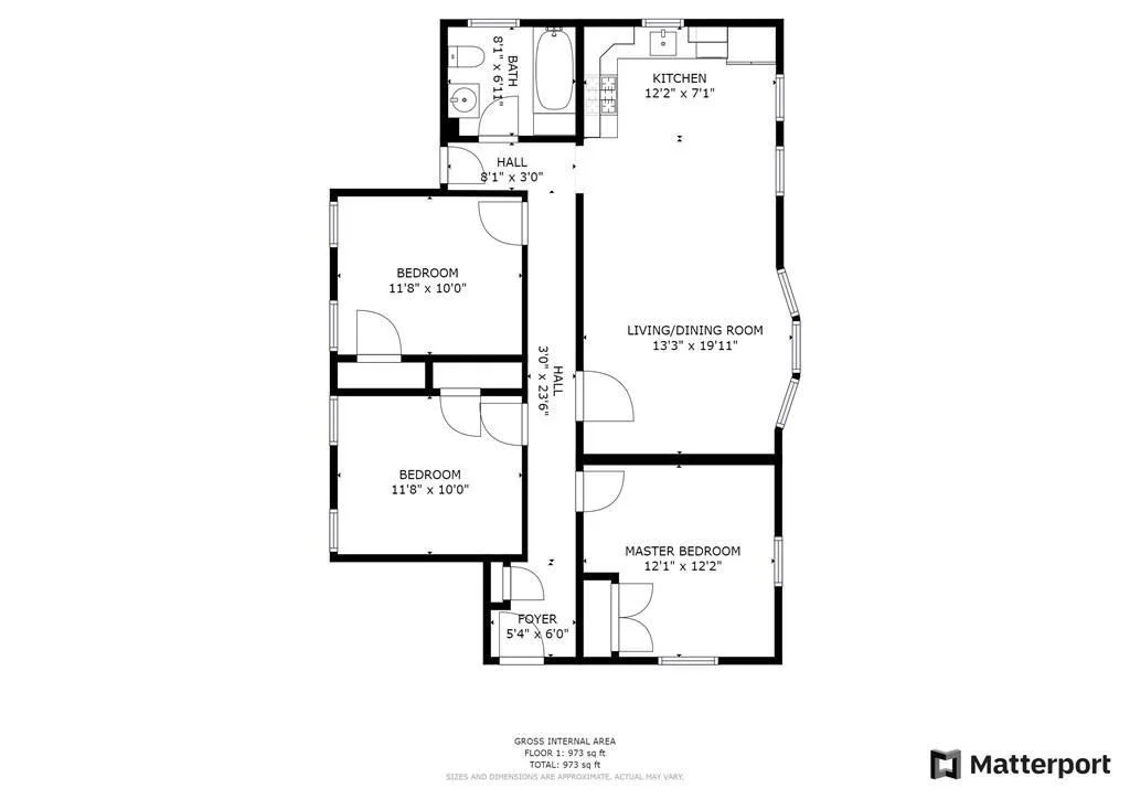 3 bed, 1 bath apartment for rent at 119 Boyd St Unit 119, Watertown — photo 8 of 8